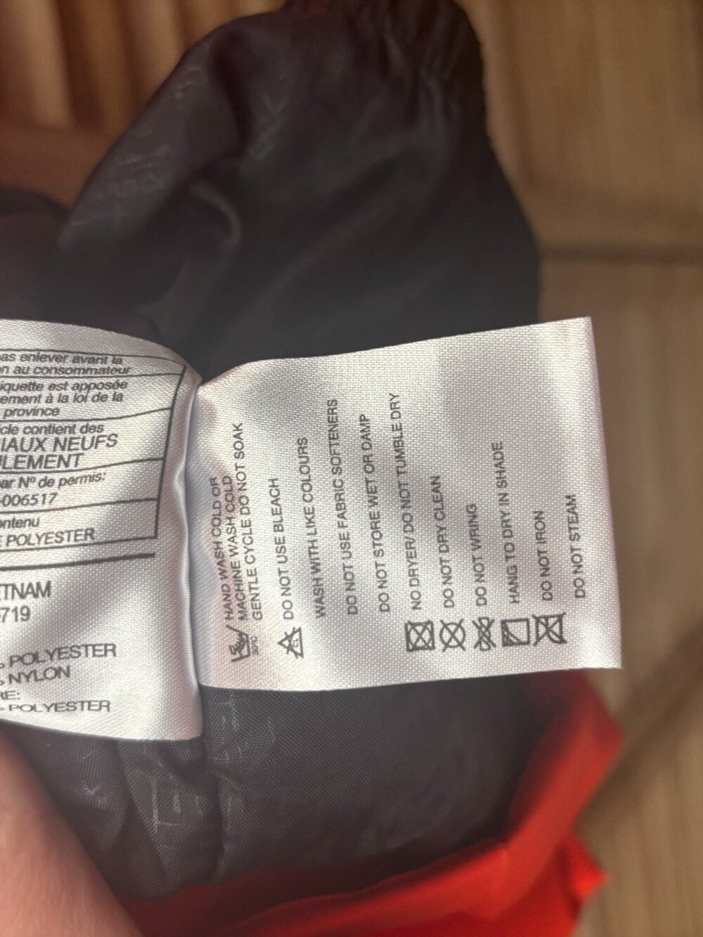 Karbon Youth Size 12 Insulated Ski Jacket Orange Black Striped Hooded - Picture 14 of 15